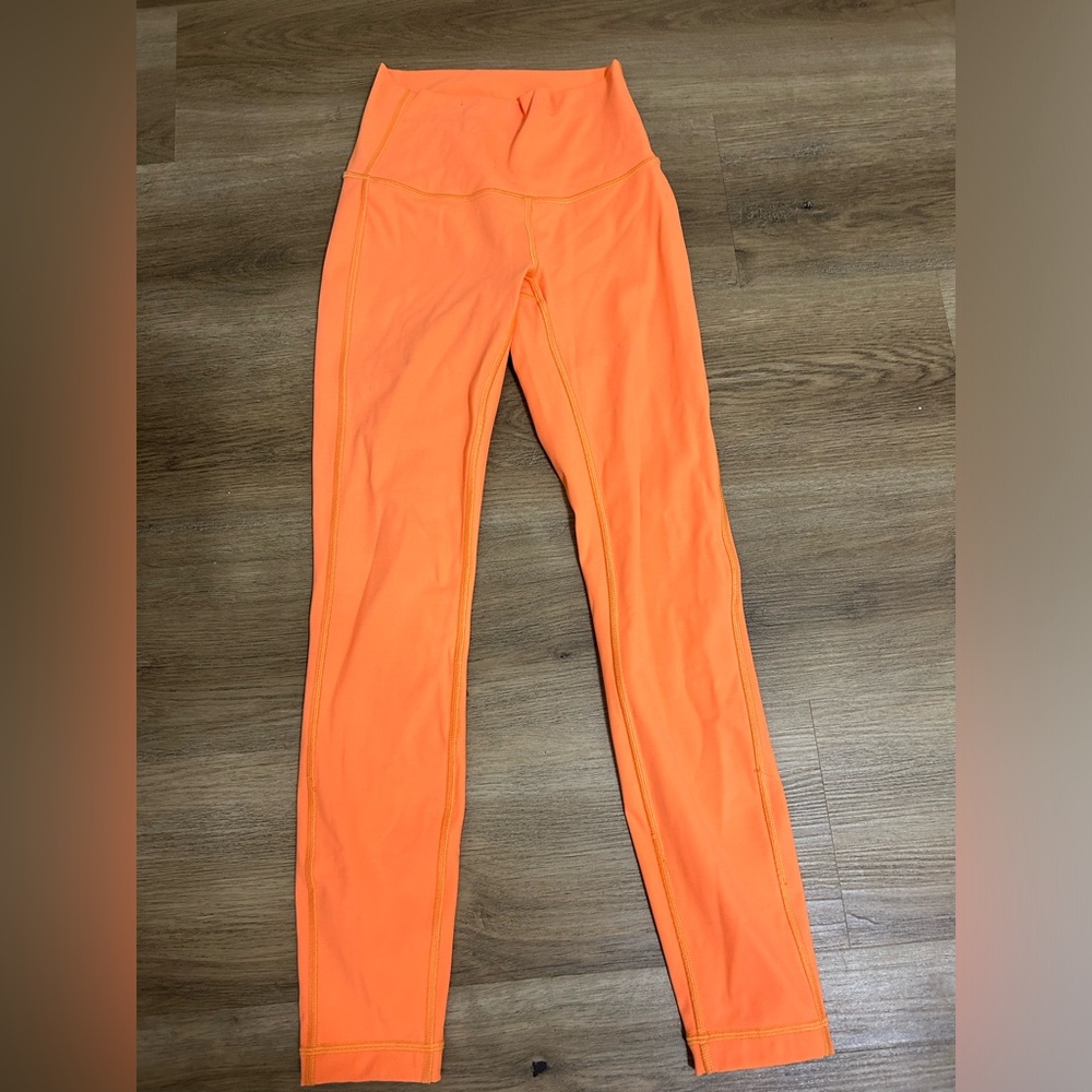 Lululemon Orange High waist Align Leggings